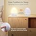 Miroco Night Lights for Kids, LED Bedside Lamp for Baby Breastfeeding 100% Toddler Safe, Touch Lamp with USB and Stable Charging Pad, Dim Nursery Lamp Warm Night Light, Soft Eye Caring, Timer Setting