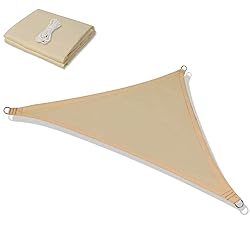 Jneaicn Shade Sail Waterproof Sun Canopy Triangle