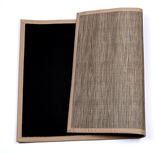 Topotdor Indoor and Outdoor Door Mat Rug Rectangular Non-Slip 18-Inch By 30-Inch Beige,gold - Thumbnail 4
