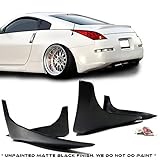 Nissan 350z G35 Coupe Urethane Rear Bumper Splash Mud Guards