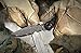 Cool Hand 3.75'' Carbon Fiber Scale Pocket Knife w/ 2.75'' Damascus Blade, Frame Lock, Liner Coated in Titanium Golden