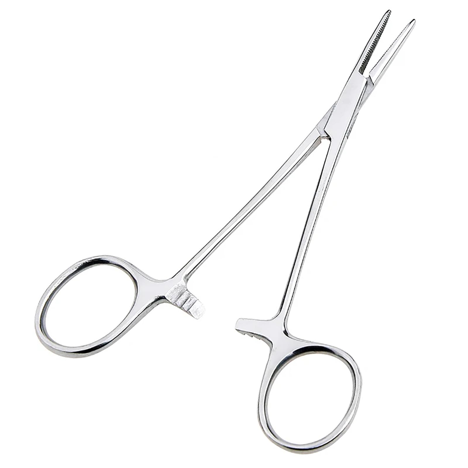 Fishing Forceps Pliers, Stainless Steel 4'' 6'' 10'' 12'' Curved & Straight, Lockable for Carp, Pike, Sea & Fly Fishing Accessories - Essential Unhooking Tool (6“ Straight)