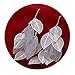 One Pair Unique Bohemia Nine Leaves Long Fashion Dangle Earrings For Girls Silver