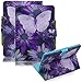 iPad Mini Case, Mini 2/3/4/5 Case, Dteck Beautiful Design PU Leather Folio Stand Wallet Case with Auto Wake/Sleep Smart Cover for Apple iPad Mini 1/Mini 2/Mini 3, Purple Butterfly