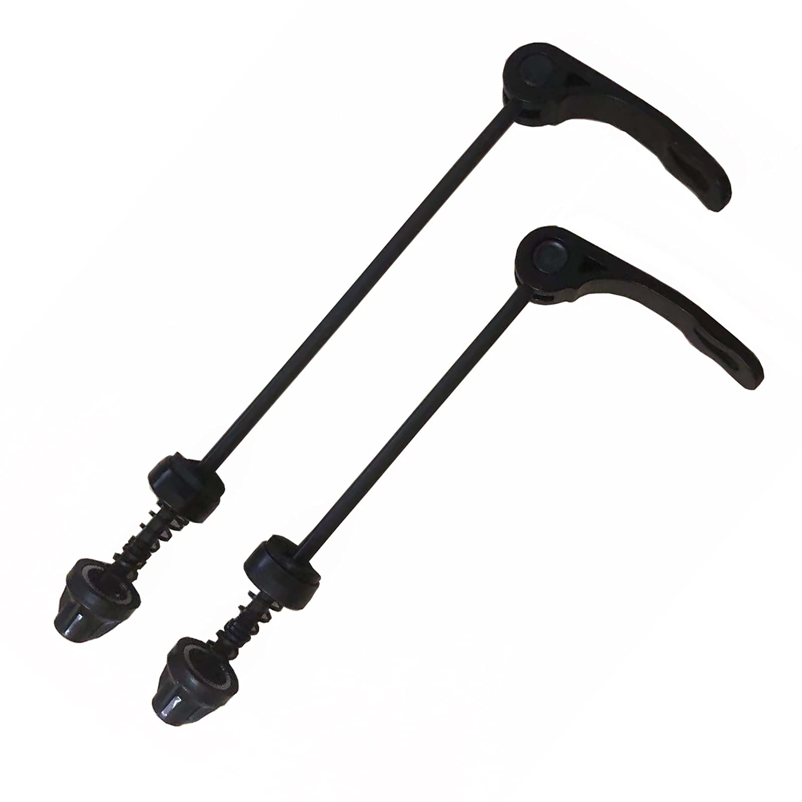 Bicycle quick release quick release set front wheel rear wheel, bicycle seat post skewers Ultralight quick release spoke wheel hub front and rear skewers for road mountain bike bicycle （2 pieces）