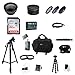 Canon EOS Rebel T5 DSLR Camera with EF-S 18-55mm IS II & 75-300mm Zoom Lens + Spare Battery + Auto Slave Flash + Wide Angle and Telephoto Lenses+32GB Deluxe Accessory Kit