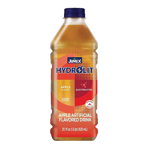 JUMEX HYDROLIT QUICK REHYDRATION AND RECOVERY BEVERAGE, APPLE FLAVOR, 21.1 FL OZ