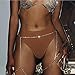 Sexy beach bikini diamond waist chain body chain