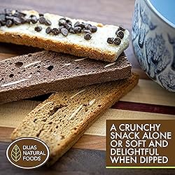 DIJAS Natural Foods, Crunchy Fat Free Biscotti