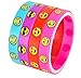 Rhode Island Novelty 7.75 Inch Rubber Emoticon Bracelets, Pack of 36