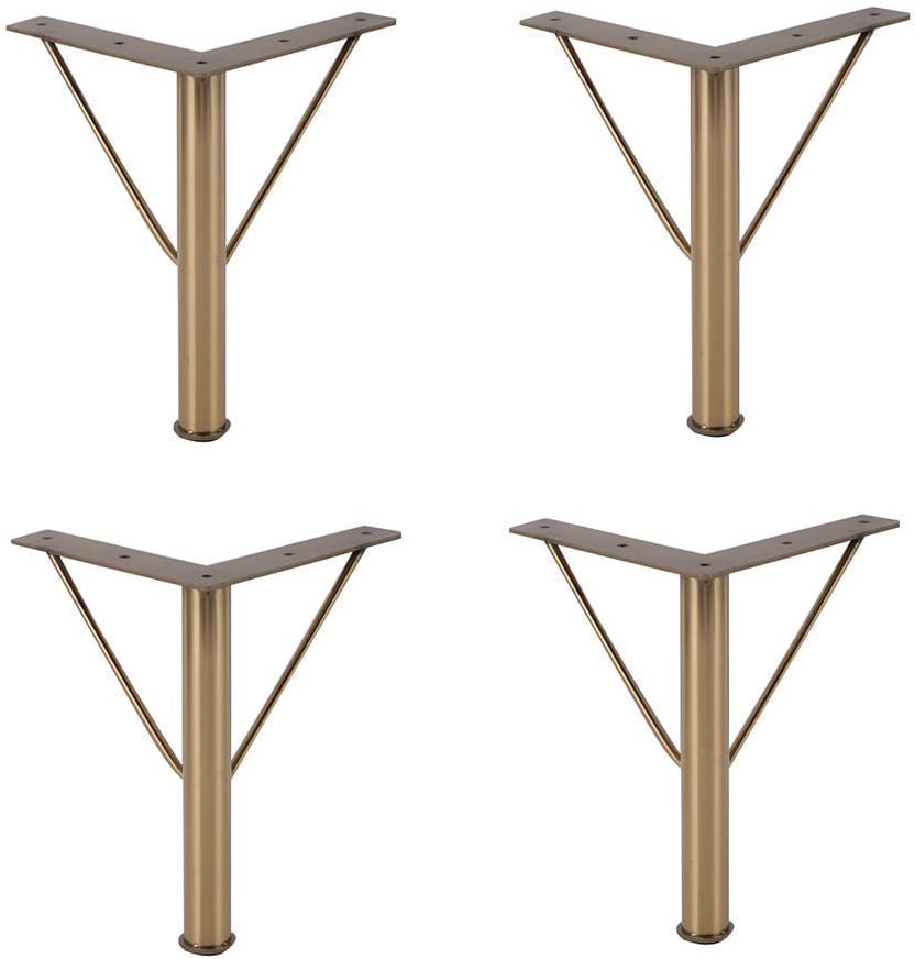 DFJU Patas de Muebles, Patas de sofá cromadas, Patas de gabinete de TV