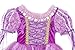 HenzWorld Rapunzel Costume Girls Birthday Party Dress Princess Accessories Braid Headband Tiara Set