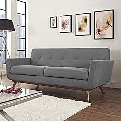 Modway Engage Mid-Century Modern Upholstered Fabric
