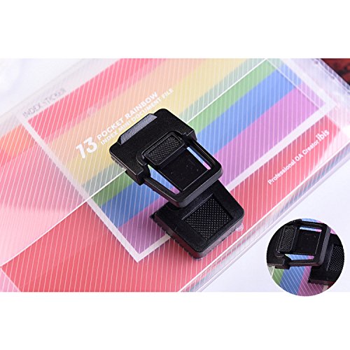 Goblin's Treasures 13 Pockets A6 Rainbow Expanding Folder A6 Mini Index File Folder