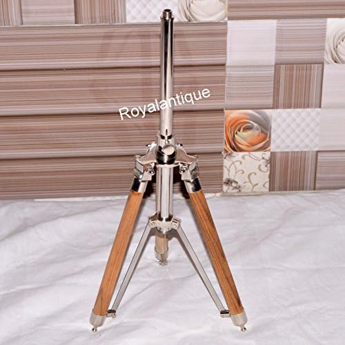 VINTAGE- MODERN-TRIPOD-TABLE-DESK-LAMP-STAND-TEAK-WOOD-HAND-MADE-LAMP