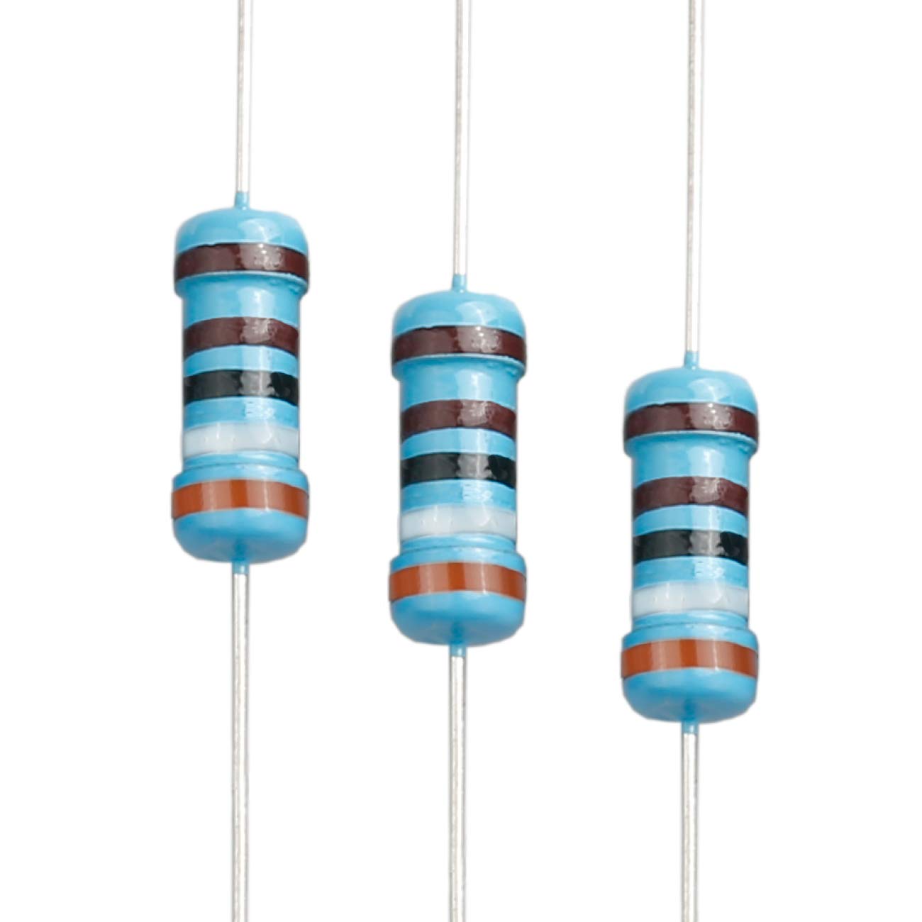 1 Watt ±1 Tolerance Metal Film Fixed Resistor Multiple Values of