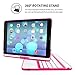 Snugg iPad Air Keyboard Case (2013-1st Generation) / iPad 9.7 Case with Keyboard, Wireless Bluetooth iPad Pro 9.7 inch Case with Keyboard Rotatable iPad Air Case with Keyboard - Pink