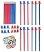 49 Piece Western Stickers, Pencils & Cowboy Boot Eraser Pencil Tops Bundle Pack For Kids