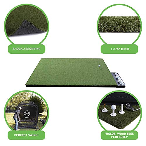 DURAPRO Perfect Reaction Golf Mat 4x5 Feet Premium Turf Indoor