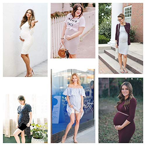 Womens Maternity Belly Band for Pregnancy Nonslip Silicone Stretch