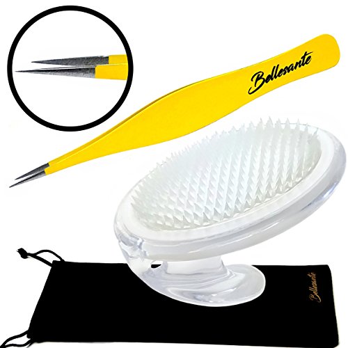Bellesante Brush Surgical Grade Tweezers For Ingrown Hair And