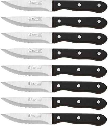 Slitzer Germany CTSZJS8 8 Piece Jumbo Steak Knife Set