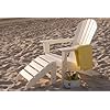 POLYWOOD SBA15WH South Beach Adirondack Chair, White