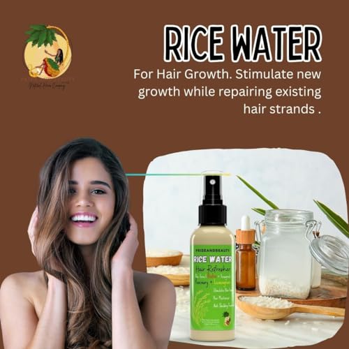Rice Water For Hair Growth Rosemary Water Spray For Hair Growth