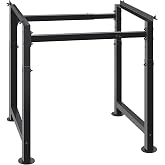 Meyoppm Adjustable Metal Bee Hive Stand, Heavy Duty Sturdy Beehive Stand | Height &amp; Width Adjustable for 8 &amp; 10 Frame Beehive Boxes with Round Base, Easy Assembly Beekeeping Equipment