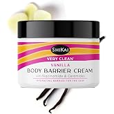 ShiKai Very Clean Moisturizing Body Barrier Cream (Vanilla, 4.5 oz) | Hydrating Barrier for the Skin | With Niacinamide, Ceramides, Shea Butter