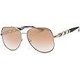 Michael Kors Sunglasses MK 1121 12136K Chianti Mink Caramel Silver Fl