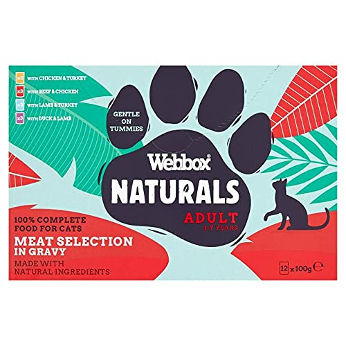 Webbox Natural Meat Selection In Gravy Cat Food 12X100g