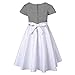 Richie House Little Big Girls' Short Sleeve Elegant Dress Size 4-12 Rh1510
