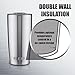 FEST 20-oz Stainless Steel Double Wall Vacuum Insulated Travel Leakproof Thermal Tumbler for Hot and Cold Drinks All Day