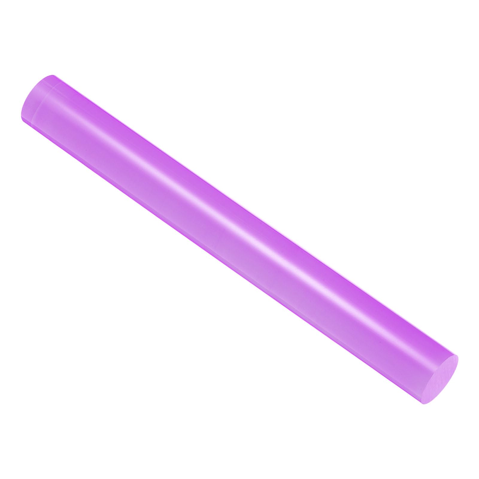 CoCud Acrylic Clay Roller, 9 Inch Length 1 Inch Dia., Acrylic Non-Stick Rolling Pin Roller Purple - (Applications: for Shaping Sculpting)