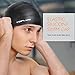 TOPLUS Swim Cap, Lightweight Silicone Solid Swimming Caps with 3D Ergonomic Design Ear Pockets for All Ages and All Hair Lengths, Great Elasticity and No Deformation, Comes With Nose Clip & Ear Plugs
