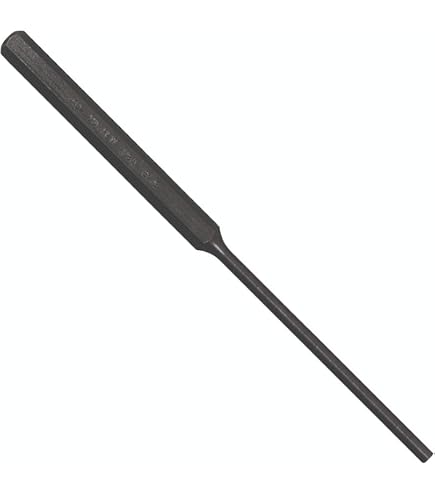 Stanley Proto J49316S2 3/16-Inch Roll Pin Punch – S2 Steel, One-Piece Design, Heat-Treated, Black Oxide Finish For Durability