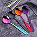 Do Buy 8 Pieces 18/10 Dessert Spoons Teaspoons Small Coffee Spoons Espresso Spoons, 5.5 Inch (table spoon) (table spoon**)
