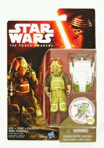 HASBRO STAR WARS THE FORCE AWAKENS 3.75-INCH FIGURE FOREST MISSION GOSS TOWERS