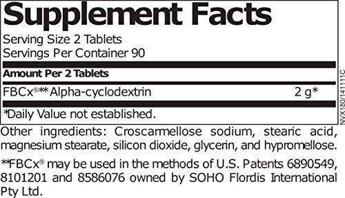 Lipid Ease | Patented Dietary Fiber Formula with FBCx Fiber | Proprietary Prebiotic Promote Weight Management | 180 Tablets | Adaptogen Research Lipid Ease | Patented Dietary Fiber Formula with FBCx Fiber | Proprietary Prebiotic Promote Weight Management | 180 Tablets | Adaptogen Research