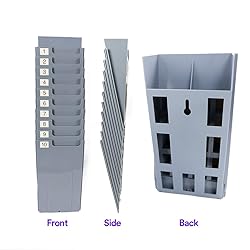 ezattend Time Cards Rack Retractable Time Card