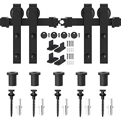 WINSOON Double Sliding Barn Door Hardware Kit