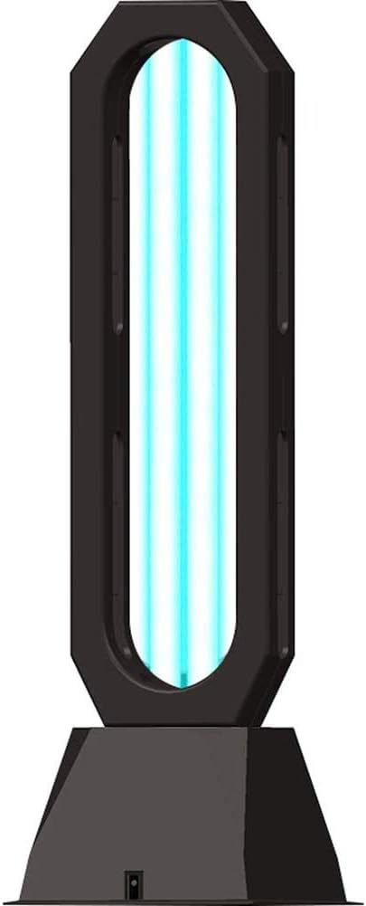 TYQIAO Household Disinfection Lamp 360 ° No Dead Angle, Mobile Portable Anti-Virus UV Ozone Sterilization Rate 99%, Clean Air, 3 Levels of UV Disinfection