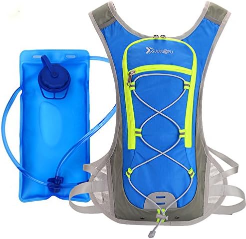 LeQeZe Hydration Backpack with 2L Water Bladder for Men,Women and Kids,Prefect Outdoor Gear for Skiing,Running,Hiking,Cycling,Biking,Climbing,and Hunting