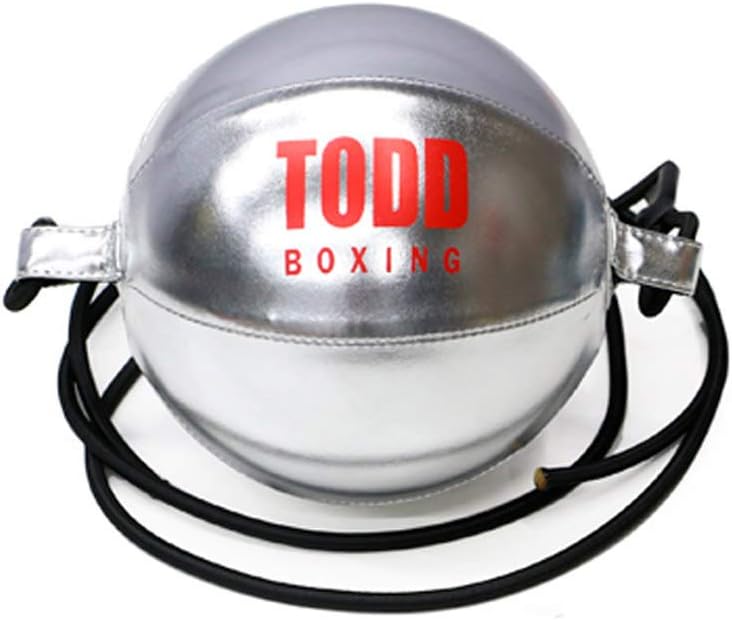 Weisheng Boxing Speed Ball Double End Speed Bag Leather Boxing Training Speed Punching Bag (Silver) : Sports & Outdoors