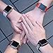 OriBear Compatible for App le Watch Band 44mm 42mm, Breathable Sporty for iWatch Bands Series 4/3/2/1, Watch Nike+, Various Styles and Colors for Woman and Man(M/L,Blue-White)