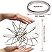 Spinner Ring Arm Slinkey Toy,ST Flow Rings Kinetic Spring Bracelet,3D Kinetic Shaped Flow Ring Funny Toys Gift for Kids.