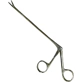 Long Reach Alligator Forceps with Graspping Serrated Tips ENT Instrument Alligator Forceps 3.5" 5.5" 6.5" 8" (5.5 in)