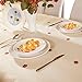 Wewoch Decorative Red Floral Print Lace Water Resistant Tablecloth Wrinkle Free and Stain Resistant Fabric Tablecloths for Kitchen Room 60 Inch by 120 Inch
