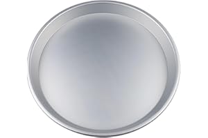 Anodized Aluminum Pizza - 10 Shallow Baking Tray Perfectly Baked Pizzas(12in)